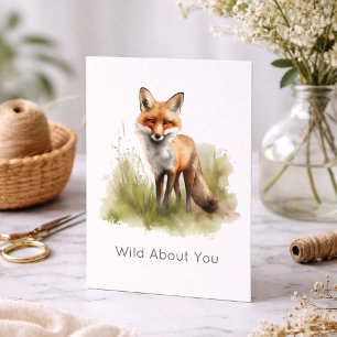 Tarjeta De Agradecimiento Amber Gaze: personalizado de Meadow Fox