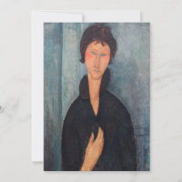 Amedeo Modigliani - Mujer con ojos azules