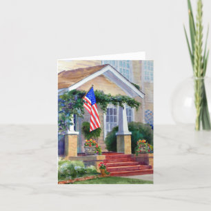 Tarjeta De Agradecimiento "América, mi" notecard en blanco casero