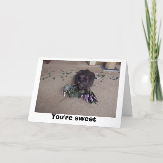 Tarjeta De Agradecimiento Amigo dulce