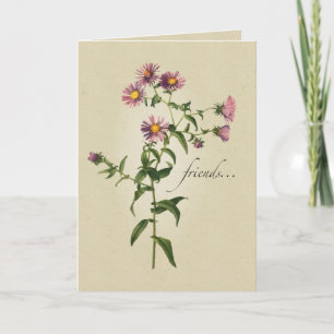 Tarjeta De Agradecimiento Amigos, Gracias, Flores Rosa, Religiosos