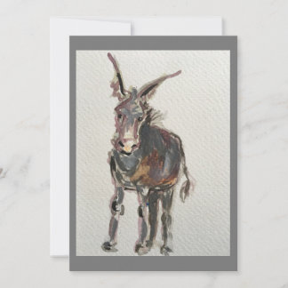 Tarjeta De Agradecimiento Amo a los burros