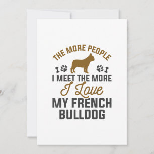 Tarjeta De Agradecimiento Amo a mi Bulldog Francés