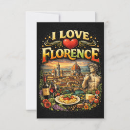 Tarjeta De Agradecimiento Amo Florencia