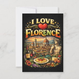 Tarjeta De Agradecimiento Amo Florencia