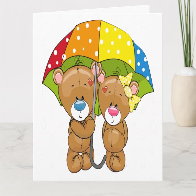 Tarjeta De Agradecimiento Amor a las grandes cartas - ¡Mira hacia atrás! (Anverso)