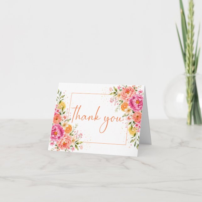 Tarjeta De Agradecimiento Amor a primera Spritz  (Anverso)
