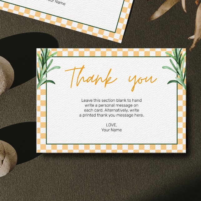 Tarjeta De Agradecimiento Amor a Primera Spritz Despedida de Soltera Naranja (Subido por el creador)