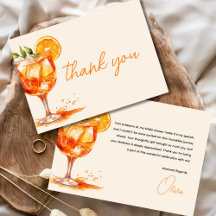 Amor a Primera Spritz Fiesta Naranja de Despedida