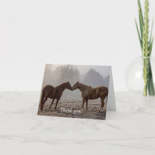 Tarjeta De Agradecimiento Amor de Caballo Gracias
