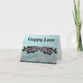 Tarjeta De Agradecimiento Amor de Guppy