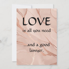 Tarjeta De Agradecimiento Amor Divertido Moderno Y Un Buen Abogado Gracias