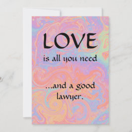 Tarjeta De Agradecimiento Amor Divertido Moderno Y Un Buen Abogado Gracias