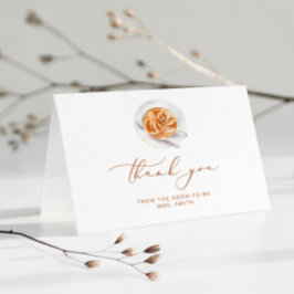 Tarjeta De Agradecimiento Amor está preparando la ducha nupcial