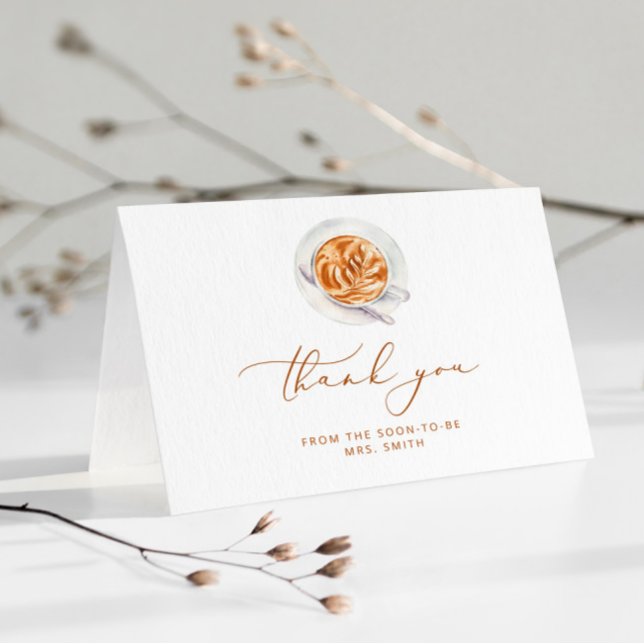 Tarjeta De Agradecimiento Amor está preparando la ducha nupcial (Subido por el creador)