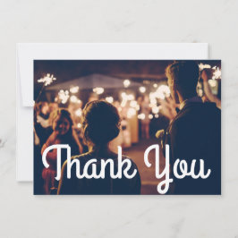 Tarjeta De Agradecimiento Amor patriótico II 4 de julio Boda Gracias