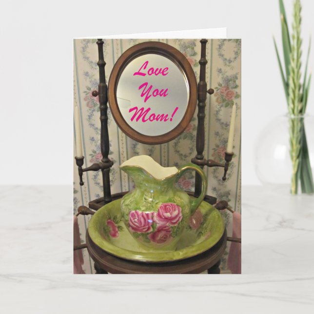 Tarjeta De Agradecimiento Amor por mamá (Anverso)