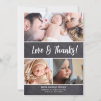 Amor vertical y gracias Collage de fotos Baby Show
