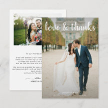 AMOR Y GRACIAS | 2 Foto Boda blanco y negro que