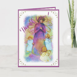 TARJETA DE AGRADECIMIENTO ANGELIC GRACIAS