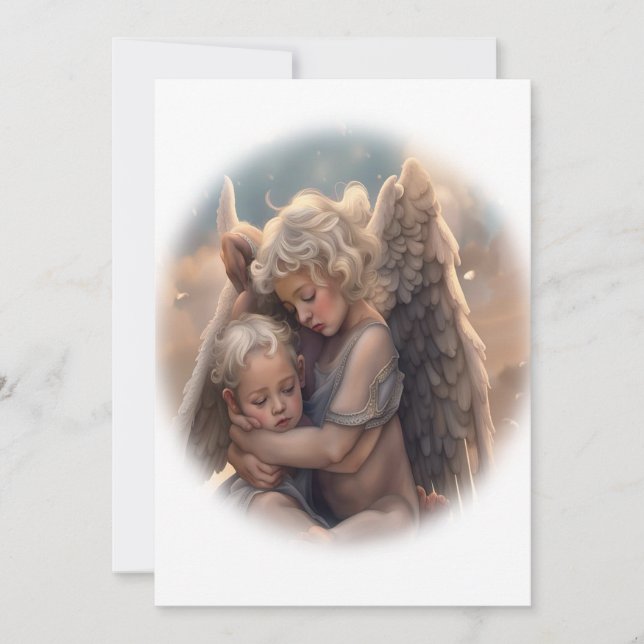 Tarjeta De Agradecimiento Angels (Anverso)