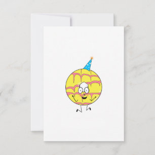Tarjeta De Agradecimiento anillo de fiesta, tema de galleta divertida