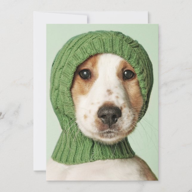 Tarjeta De Agradecimiento Animales de bebé más afectados | Cocker Spaniel Pu (Anverso)