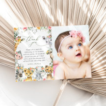 Animales de la jungla, Safari, Flores, primer cump