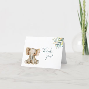 Tarjeta De Agradecimiento Animales de la jungla salvaje