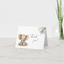 Tarjeta De Agradecimiento Animales de la jungla salvaje