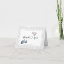 Animales del Bosque Neutral Boho Gracias