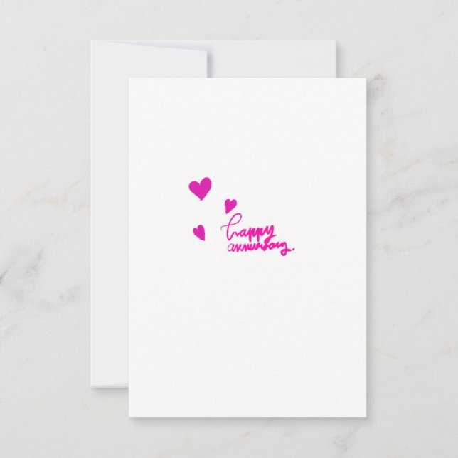Tarjeta De Agradecimiento Aniversario! (Anverso)