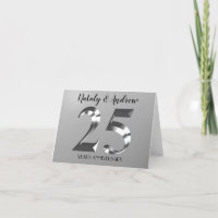 Aniversario de bodas de plata 25 años