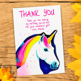 Tarjeta De Agradecimiento Aniversario de la Chica de las Estrellas Mágicas d