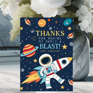 Tarjeta De Agradecimiento Aniversario del Espacio de las Cuatro Estrellas Gr