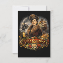Tarjeta De Agradecimiento Anna Karenina