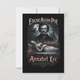 Tarjeta De Agradecimiento Annabel Lee