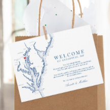 Annapolis Maryland Boda Bienvenida Itinerary