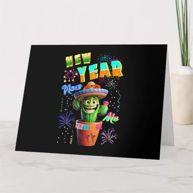 Tarjeta De Agradecimiento Año nuevo (Anverso)