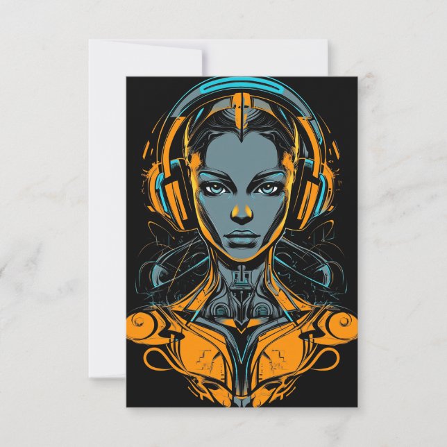 Tarjeta De Agradecimiento Anulación Neural (Anverso)