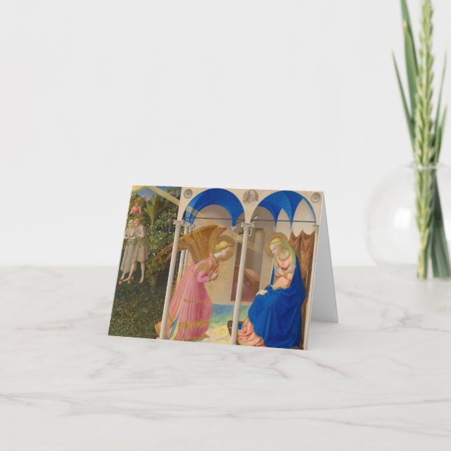 Tarjeta De Agradecimiento Anunciación de Fra Angelico (Anverso)