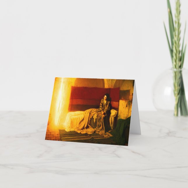 Tarjeta De Agradecimiento Anunciación de Henry Ossawa Tanner (Anverso)