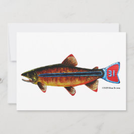 Tarjeta De Agradecimiento Apache Trout