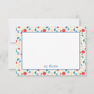 Tarjeta De Agradecimiento Apetito de Buon Colorful Pasta Estacionamiento de