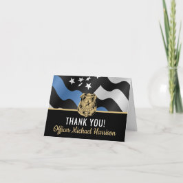 Tarjeta De Agradecimiento Aplicación de la ley de graduación de la Academia