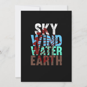 Tarjeta De Agradecimiento Apoyo al Día Nativo Estadounidense de Sky Winwater