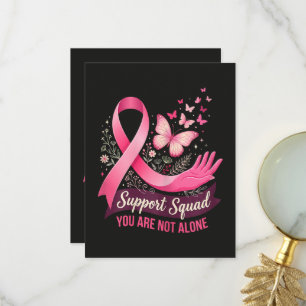 Tarjeta De Agradecimiento Apoyo Concienciación sobre el Cáncer de Mama