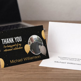 Tarjeta De Agradecimiento Apreciación al Jubilado Plegado
