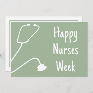Tarjeta De Agradecimiento Apreciación de enfermera de la Semana de Enfermera