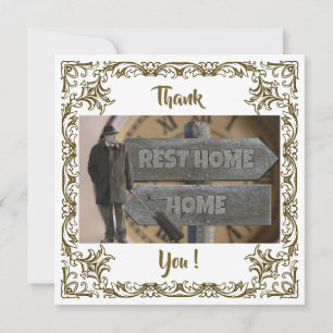 Tarjeta De Agradecimiento Apreciación del hogar del resto de la cosecha